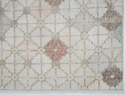 Oushak Rug, Area Rug, Vintage Rug, Handmade Rug, Turkish Rug, Neutral Rug, Living Room Rug, Turkish Carpet, Carpet Rug, Rug 3x6, 12422