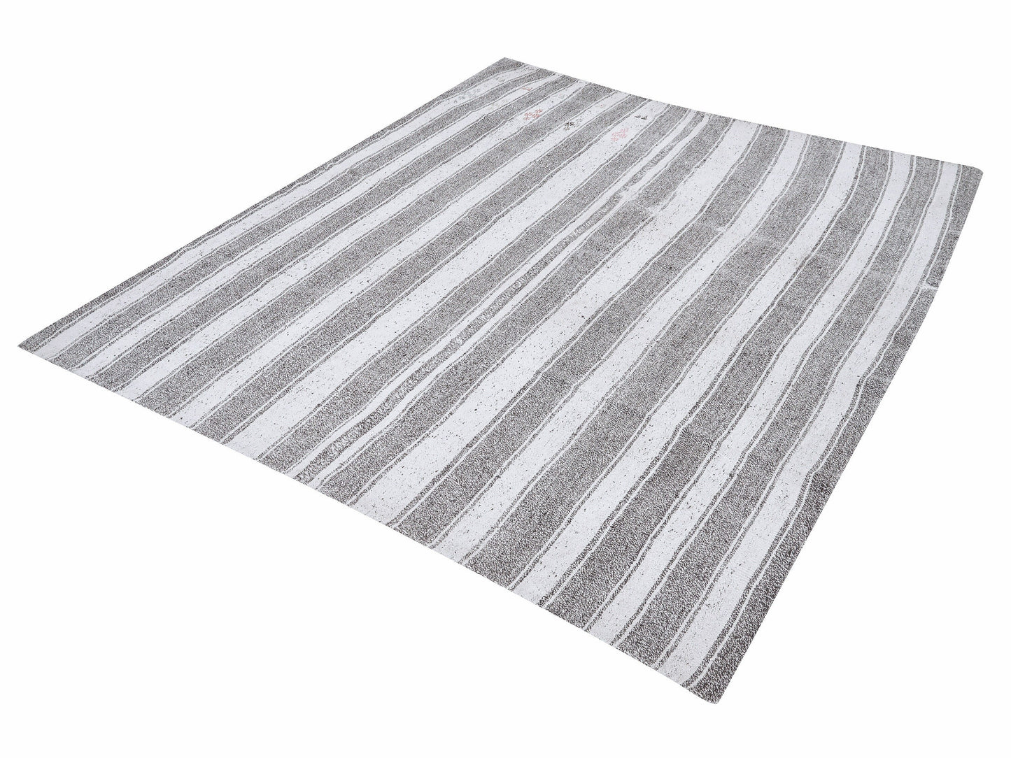 Turkish Kilim, Vintage Kilim, Handmade Flat Weave Striped Kilim Rug, Area Kilim Rug, Bohemian Kilim Rug, Office Rug, Kilim Rug 7x8, 12210