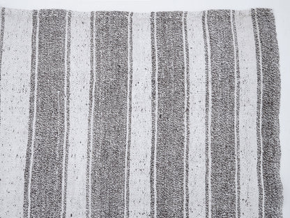 Turkish Kilim, Vintage Kilim, Handmade Flat Weave Striped Kilim Rug, Area Kilim Rug, Bohemian Kilim Rug, Office Rug, Kilim Rug 7x8, 12210