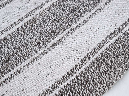 Turkish Kilim, Vintage Kilim, Handmade Flat Weave Striped Kilim Rug, Area Kilim Rug, Bohemian Kilim Rug, Office Rug, Kilim Rug 7x8, 12210