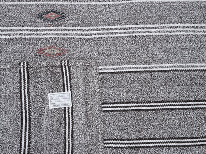 Handmade Kilim Rug, Vintage Kilim Rug, Turkish Kilim Rug, Area Kilim Rug, Gray Rug, Coastal Decor, Kid Room Rug, Rug Kilim 6x7, 12202