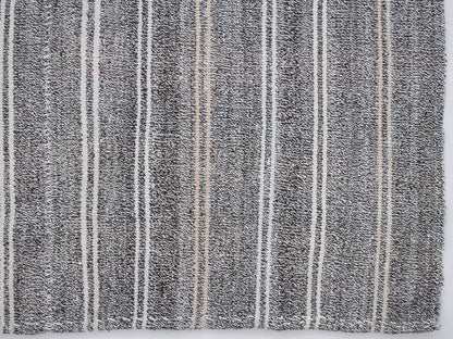Area Vintage Kilim Rug, Turkish Unique Kilim Rug, Handmade Muted Kilim Rug, Neutral Floor Rug, Kilim Rug 5x9, Bedroom Rug, Gray Rug, 12209