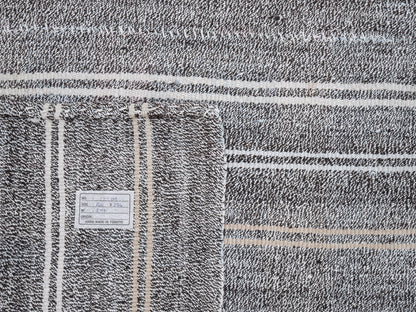 Area Vintage Kilim Rug, Turkish Unique Kilim Rug, Handmade Muted Kilim Rug, Neutral Floor Rug, Kilim Rug 5x9, Bedroom Rug, Gray Rug, 12209