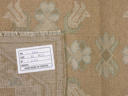 Vintage Neutral Oushak Rug ,Small Vintage Rug 2x3, Anatolian Turkish Rug , Faded Handmade Rug , Door mat Carpet Rug ,Small Area Rug,8898