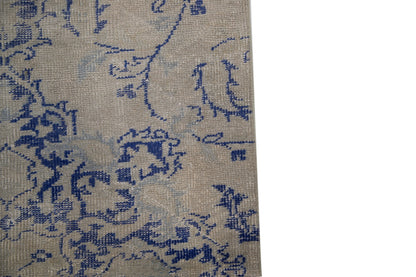 3x8 One of a kind Antique Kitchen Hallway Oushak Vintage Carpet Turkish Rug Runner, 7430