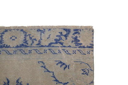 3x8 One of a kind Antique Kitchen Hallway Oushak Vintage Carpet Turkish Rug Runner, 7430