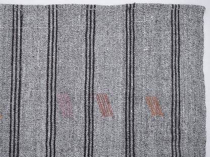 Vintage Handmade Kilim Rug, Turkish Faded Kilim Rug, Area Unique Kilim Rug, Gray Rug, Living Room Rug, Rug Kilim, Kilim Rug 6x8, 12213