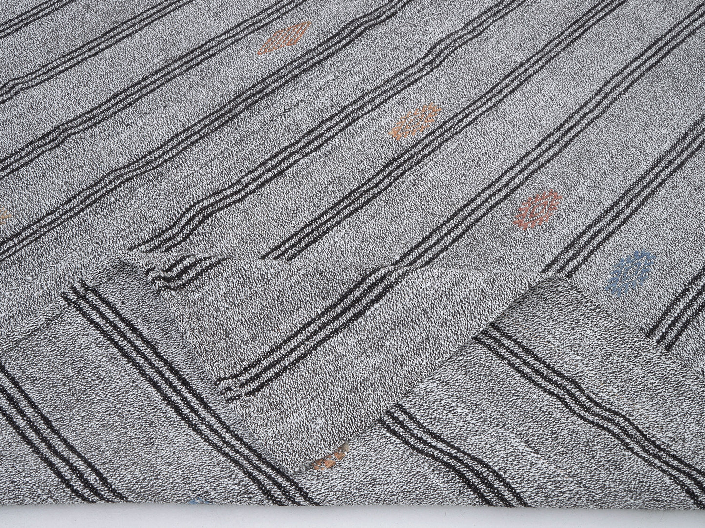 Vintage Handmade Kilim Rug, Turkish Faded Kilim Rug, Area Unique Kilim Rug, Gray Rug, Living Room Rug, Rug Kilim, Kilim Rug 6x8, 12213