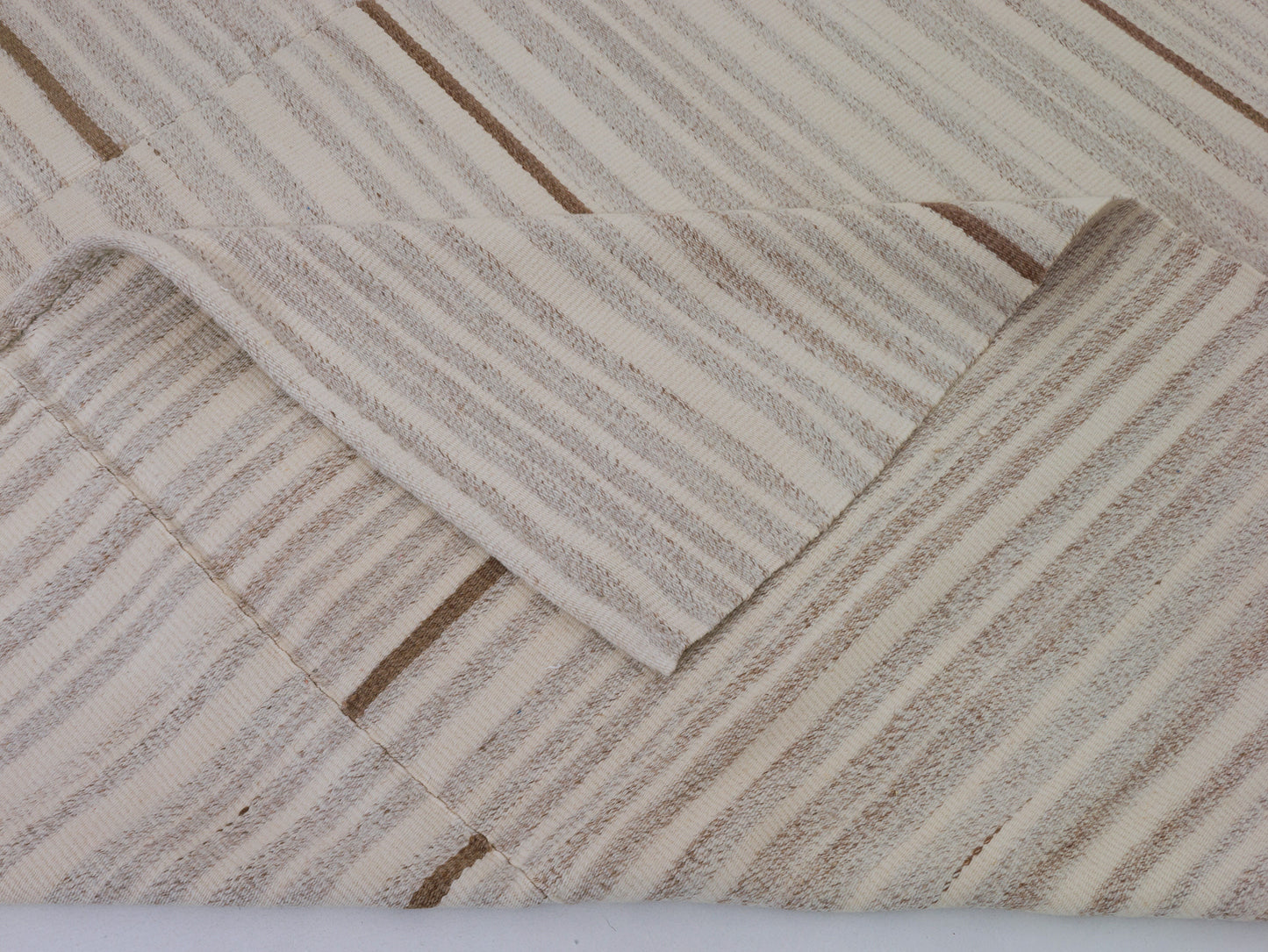 Vintage Kilim, Handmade Kilim Rug, Area Striped Kilim Rug, Turkish Kilim, Large Beige Rug, Bedroom Rug,Oversize Rug, Kilim Rug 13x10, 10498
