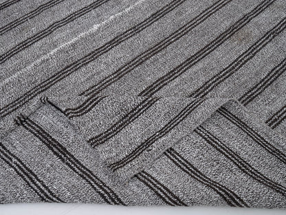 Turkish Vintage Kilim Rug, Area Faded Kilim Rug, Handmade Muted Kilim Rug, Scandinavian Rug, Gray Rug, Rug Kilim, Kilim Rug 7x9, 12185