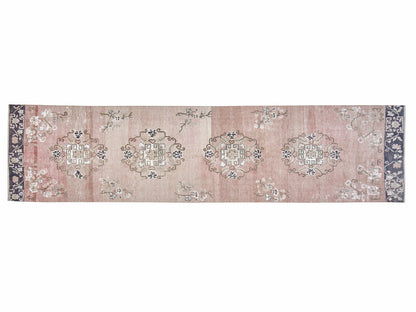 Turkish Runner, Oushak Runner, Vintage Runner, Hallway Runner, Carpet Runner, Runner Rug 3x12, Bohemian Rug,Long Runner, Floor Runner, 12481