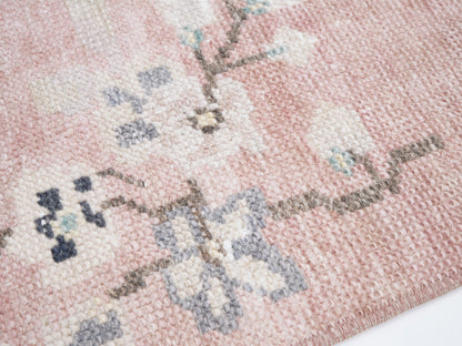 Turkish Runner, Oushak Runner, Vintage Runner, Hallway Runner, Carpet Runner, Runner Rug 3x12, Bohemian Rug,Long Runner, Floor Runner, 12481