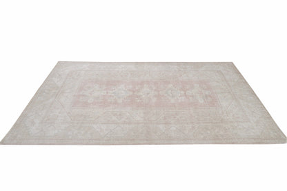Turkish Oushak Rug, Vintage Handmade Area Rug, Neutral Muted Rug, Scandinavian Rug, Turkey Rug, Vintage Carpet, Rug 5x8, Carpet Rug, 12470