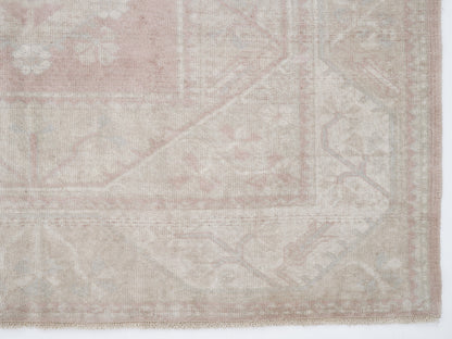 Turkish Oushak Rug, Vintage Handmade Area Rug, Neutral Muted Rug, Scandinavian Rug, Turkey Rug, Vintage Carpet, Rug 5x8, Carpet Rug, 12470