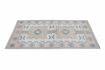 Oushak Handmade Area Rug, Turkish Vintage Eclectic Rug, Bedroom Rug, Oushak Carpet, Rug 3x5, Bohemian Rug, Turkey Rug, Carpet Rug, 12462