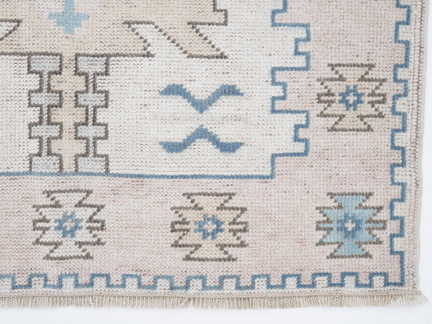Oushak Handmade Area Rug, Turkish Vintage Eclectic Rug, Bedroom Rug, Oushak Carpet, Rug 3x5, Bohemian Rug, Turkey Rug, Carpet Rug, 12462
