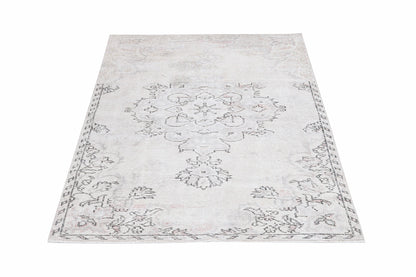 Oushak Area Rug, Turkish Vintage Rug, Handmade Unique Rug, Turkey Rug, Entryway Rug, Neutral Floor Rug, Oushak Carpet, Rug 3x6, 12334