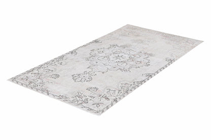Oushak Area Rug, Turkish Vintage Rug, Handmade Unique Rug, Turkey Rug, Entryway Rug, Neutral Floor Rug, Oushak Carpet, Rug 3x6, 12334
