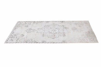 Oushak Area Rug, Turkish Vintage Rug, Handmade Unique Rug, Turkey Rug, Entryway Rug, Neutral Floor Rug, Oushak Carpet, Rug 3x6, 12334