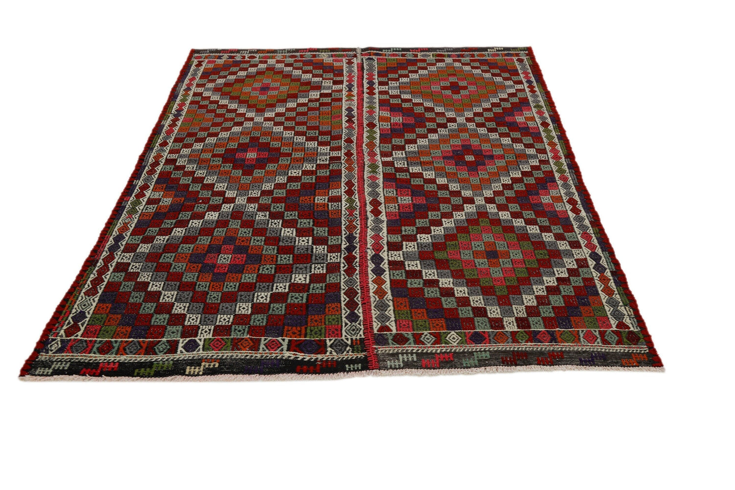 Kilim Rug 5x7, Turkish Vintage Kilim Rug, Handmade Antique Rug, Bohemian Rug, Bedroom Rug, Area Faded Kilim Rug, Wool Rug, Rug Kilim, 2661