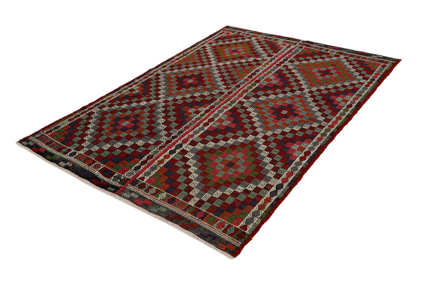 Kilim Rug 5x7, Turkish Vintage Kilim Rug, Handmade Antique Rug, Bohemian Rug, Bedroom Rug, Area Faded Kilim Rug, Wool Rug, Rug Kilim, 2661