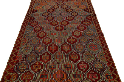 Turkish Rug, Vintage Rug, Traditional Decor, Kilim Rug, Area Rug, Kilim Rug, Anatolia Rug, Eclectic Rug, Boho Rug, Living Room Rug, 2990