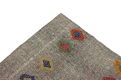 Kilim Rug 6x8, Handmade Unique Kilim Rug, Vintage Kilim Rug, Turkish Kilim, Living Room Rug, Area Kilim Rug, Bohemian Rug, Wool Rug, 3689