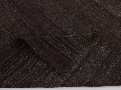 Handmade Kilim Rug, Turkish Vintage Kilim Rug, Area Antique Kilim Rug, Farmhouse Decor, Goat Hair Rug, Black Rug, Rug Kilim 6x10, 11443