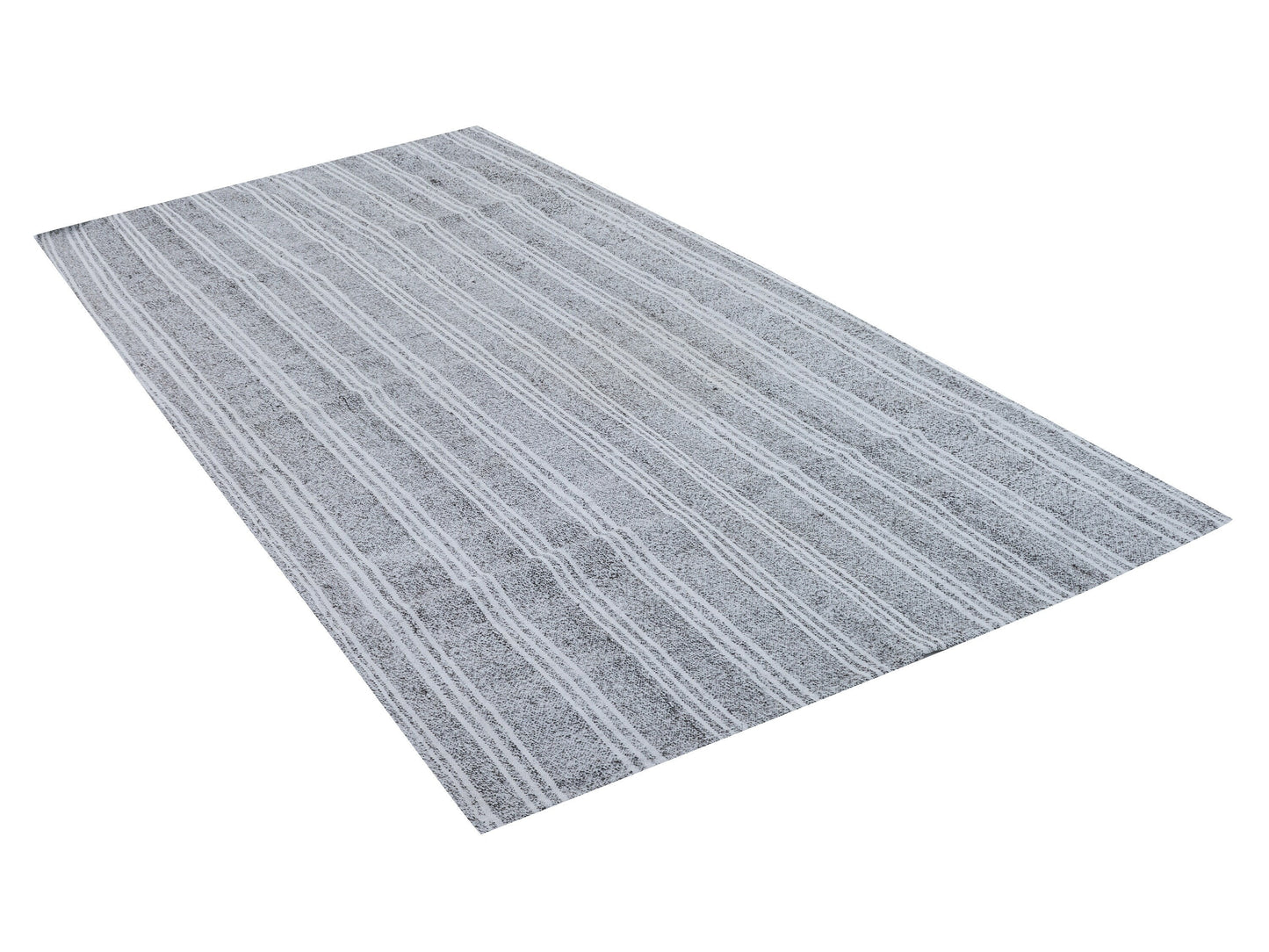 Vintage Handmade Kilim Rug, Turkish Gray Striped Kilim Rug, Area Muted Kilim Rug, Rug Kilim, Living Room Rug, Kilim Rug 5x9, 11512