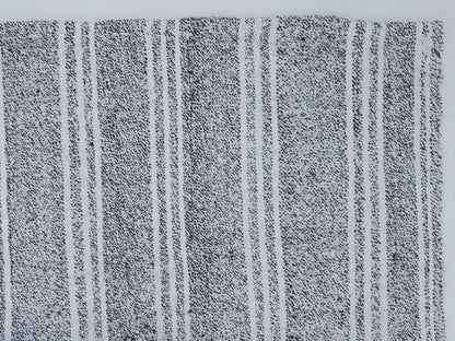 Vintage Handmade Kilim Rug, Turkish Gray Striped Kilim Rug, Area Muted Kilim Rug, Rug Kilim, Living Room Rug, Kilim Rug 5x9, 11512