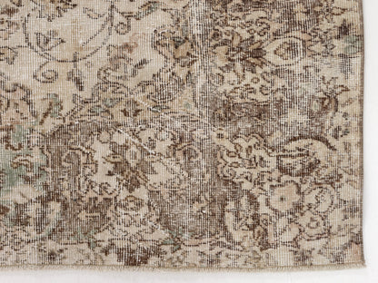 Turkish Rug, Vintage Rug, Handmade Rug, Neutral Rug, Area Rug, Oushak Rug, Living Room Rug, Carpet Rug, Turkey Rug, Rug 7x10, 10445