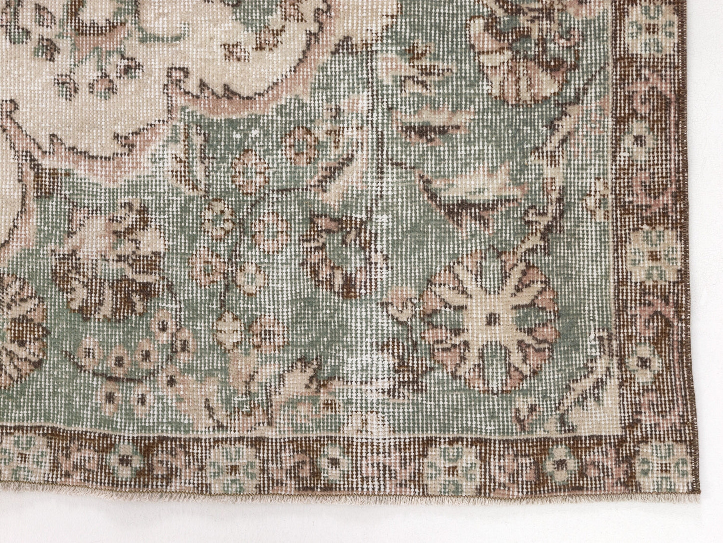Turkish Vintage Oushak Rug, Handmade Area Faded Rug, Anatolia Rustic Rug, Living Room Rug, Primitive Rug, Vintage Carpet, Rug 6x11, 10480