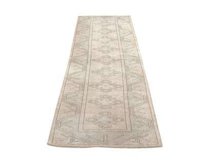 Turkish Oushak Runner, Vintage Runner, Runner Rug, Carpet Runner,Long Narrow Runner Rug, Rug Runner, Scandinavian Rug, Runner Rug 3x9, 11475
