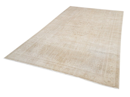 Turkish Handmade Area Rug, Vintage Muted Rug, Oushak Faded Rug, Living Room Rug, Scandinavian Rug, Turkey Rug, Neutral Rug, Rug 6x10, 9501