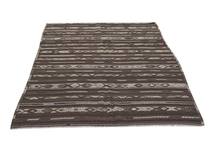 Primitive Kilim Rug, Turkish Kilim, Vintage Kilim, Handmade Area Rustic Kilim Rug, Living Room Rug, Rug Kilim, Kilim Rug 5x7, 11182
