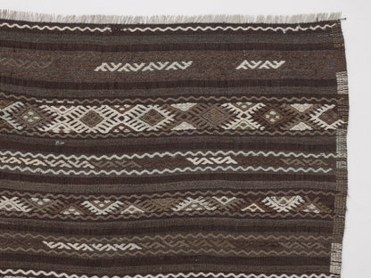 Primitive Kilim Rug, Turkish Kilim, Vintage Kilim, Handmade Area Rustic Kilim Rug, Living Room Rug, Rug Kilim, Kilim Rug 5x7, 11182