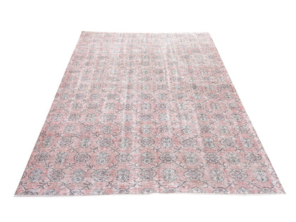 Turkish Rug, Vintage Handmade Anatolia Rug, Oushak Rug, Neutral Area Rug,Turkey Rug, Entryway Rug, Bohemian Eclectic Rug, Rug 6x9, 10386