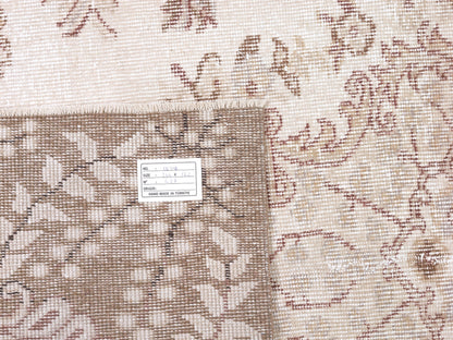 Oushak Rug, Turkish Handmade Area Rug, Vintage Unique Rustic Rug, Turkey Rug, Neutral Rug, Primitive Rug, Kid Room Rug, Rug 5x9, 10390