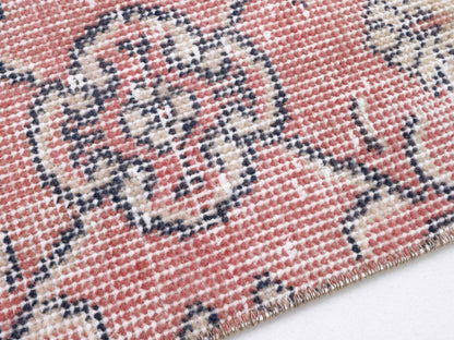 Turkish Rug, Vintage Handmade Anatolia Rug, Oushak Rug, Neutral Area Rug,Turkey Rug, Entryway Rug, Bohemian Eclectic Rug, Rug 6x9, 10386