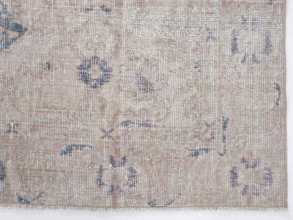 Handmade Rug, Vintage Oushak Rug, Scandinavian Rug, Turkish Faded Old Rug, Neutral Area Rug, Turkey Rug, Living Room Rug, Rug 4x8, 10429