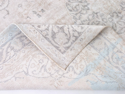 Neutral Rug, Vintage Oushak Rug, Turkish Area Rug, Handmade Unique Faded Rug, Living Room Rug, Turkey Rug, Rug 5x8, Carpet Rug, 10438