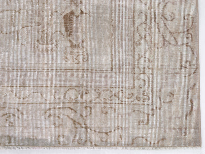 Rug Beige, Turkish Oushak Rug, Vintage Area Rug, Handmade Unique Faded Rug,Neutral Floor Rug, Contemporary Decor, Turkey Rug, Rug 6x9, 10450