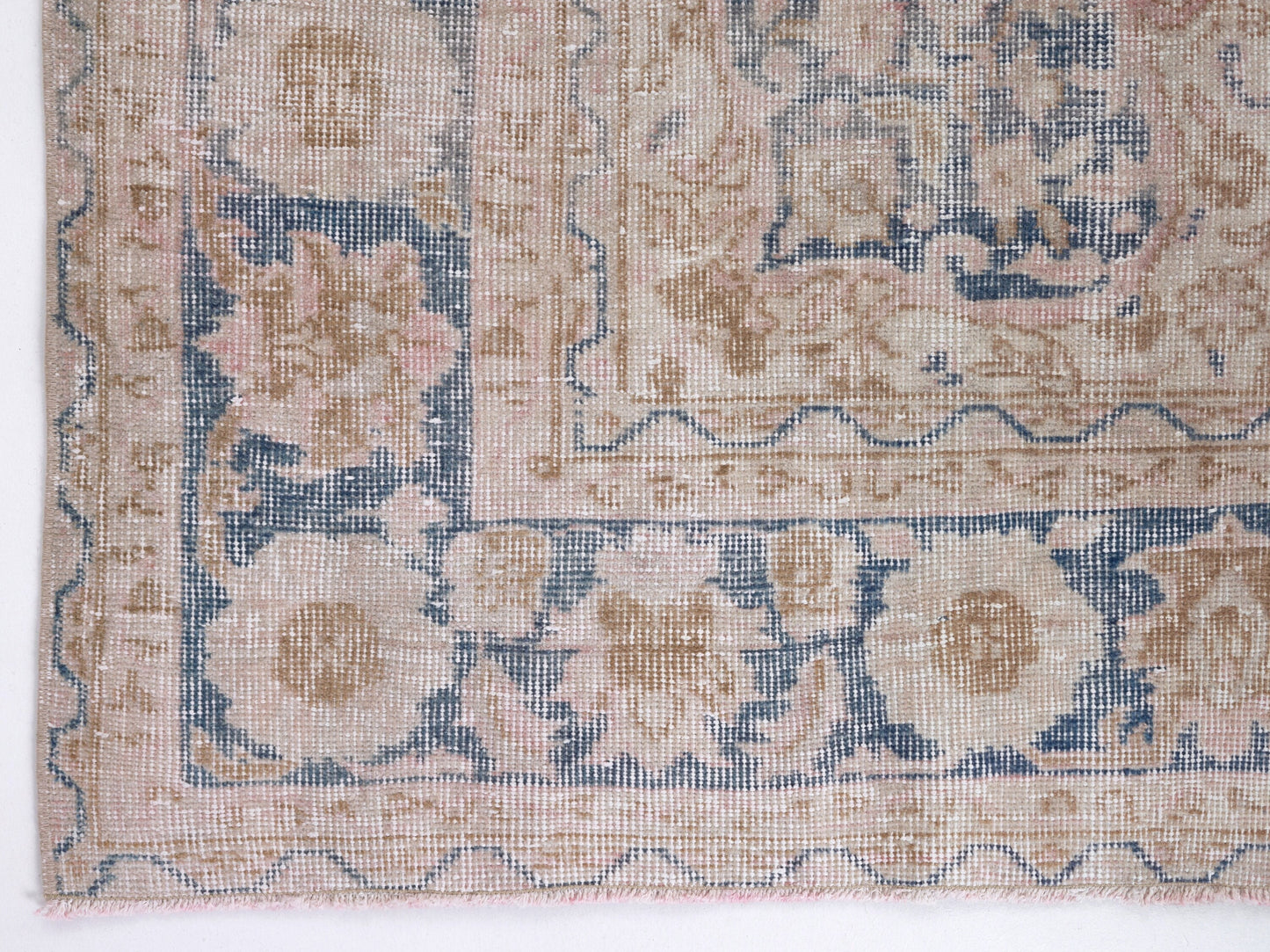 Turkish Rug, Vintage Handmade Rug, Oushak Unique Rug, Bohemian Eclectic Rug, Living Room Rug, Neutral Area Rug, Rug 6x10, Turkey Rug, 10458