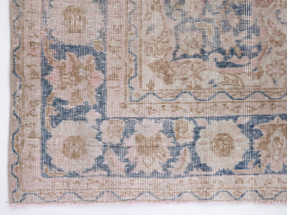 Turkish Rug, Vintage Handmade Rug, Oushak Unique Rug, Bohemian Eclectic Rug, Living Room Rug, Neutral Area Rug, Rug 6x10, Turkey Rug, 10458