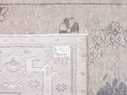 Vintage Rug, Turkish Oushak Rug, Handmade Area Muted Rug, Neutral Floor Rug, Scandinavian Rug, Living Room Rug, Turkey Rug, Rug 6x9, 10467