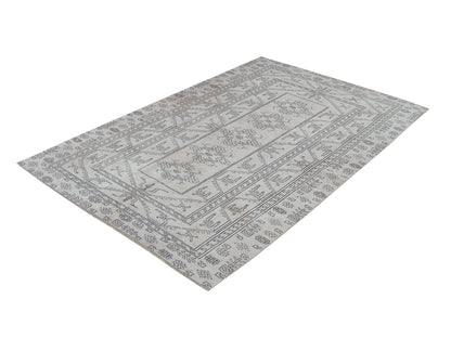 Rug 5x7, Turkish Unique Rug, Handmade Rug, Oushak Faded Rug, Neutral Muted Rug, Vintage Antique Rug, Area Rug, Carpet Rug, Turkey Rug, 10506