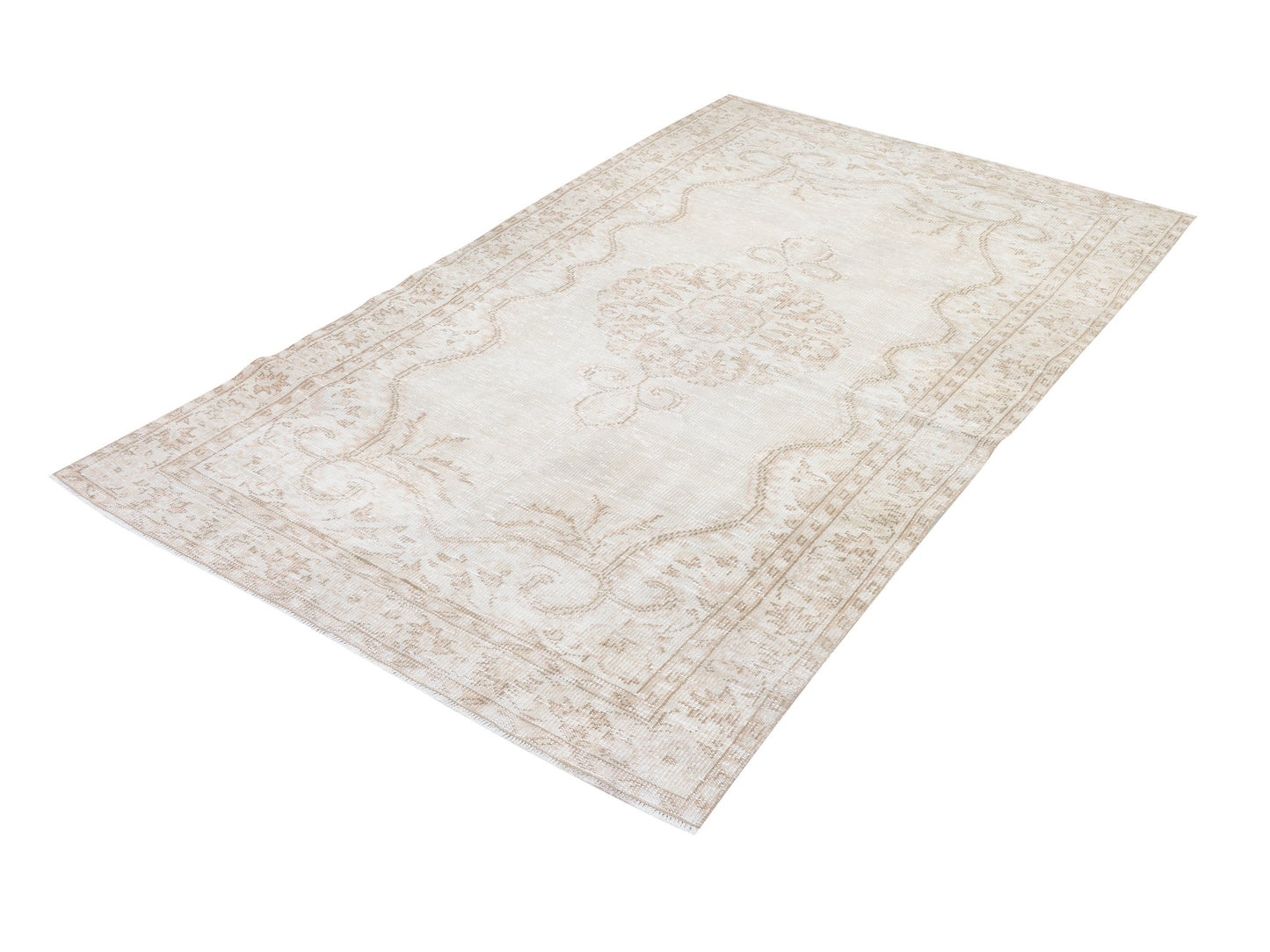 Handmade Rug 5x8, Turkish Oushak Rug, Neutral Floor Rug, Scandinavian Rug, Vintage Antique Rug, Wool Rug, Carpet Rug, Turkey Rug, 10545