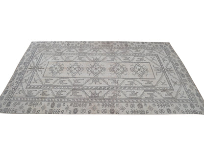 Rug 5x7, Turkish Unique Rug, Handmade Rug, Oushak Faded Rug, Neutral Muted Rug, Vintage Antique Rug, Area Rug, Carpet Rug, Turkey Rug, 10506