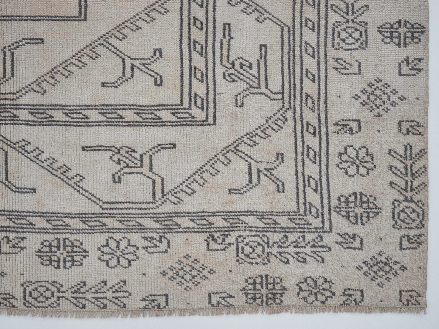 Rug 5x7, Turkish Unique Rug, Handmade Rug, Oushak Faded Rug, Neutral Muted Rug, Vintage Antique Rug, Area Rug, Carpet Rug, Turkey Rug, 10506