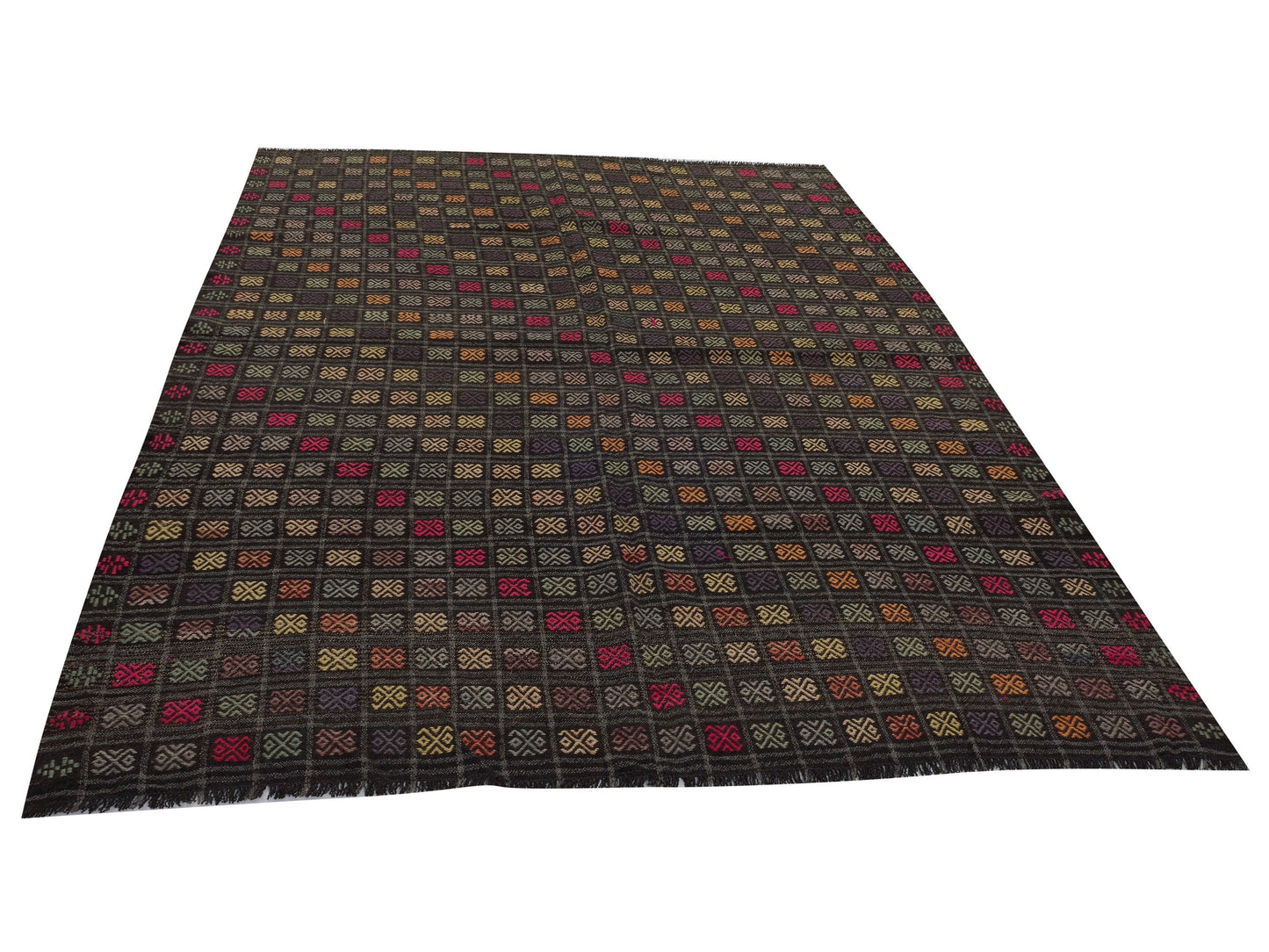 Unique Vintage Kilim, Kilim Rug 7x9, Turkish Kilim, Kilim Rug, Entryway Rug, Bohemian Eclectic Kilim Rug, Turkish Kilim Rug, 10523